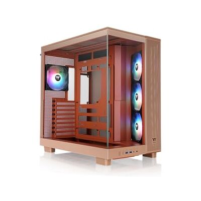 Thermaltake View 380 XL TG ARGB Mid Tower PC‑Gehäuse 4‑mm Tempered Glass E‑ATX & XL‑Mainboard Support USB‑C Front I/O 360‑mm Radiator Support High‑Airflow Design Gravel Sand Thermaltake View 380 XL TG ARGB Mid Tower PC‑Gehäuse 4‑mm Tempered Glass E‑ATX & XL‑Mainboard Support USB‑C Front I/O 360‑mm Radiator Support High‑Airflow Design Gravel Sand