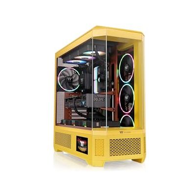 Thermaltake View 600 TG Mid Tower Chassis Hidden Connector Butter Caramel Thermaltake View 600 TG Mid Tower Chassis Hidden Connector Butter Caramel
