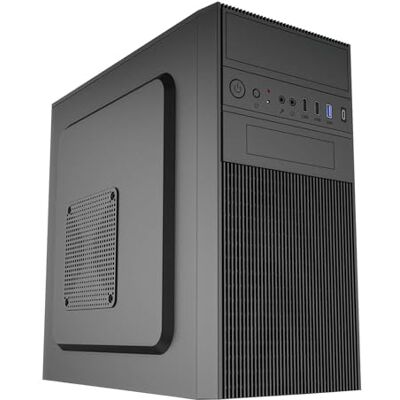 AKYGA AK19BK Micro Tower PC-Gehäuse – Kompaktes Computergehäuse mit USB-C, USB 3.0 & HD-Audio, Unterstützt Micro ATX, Mini ITX, Flex ATX, für den Einsatz im Büro und zu Hause, Ohne Netzteil, Schwarz AKYGA AK19BK Micro Tower PC-Gehäuse – Kompaktes Computergehäuse mit USB-C, USB 3.0 & HD-Audio, Unterstützt Micro ATX, Mini ITX, Flex ATX, für den Einsatz im Büro und zu Hause, Ohne Netzteil, Schwarz