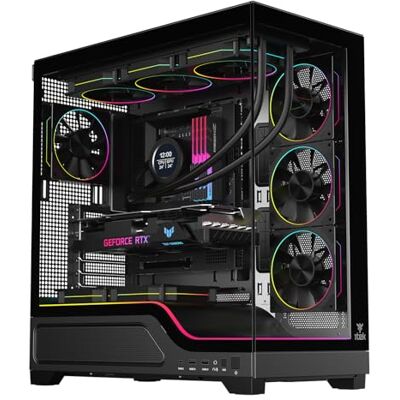 iTek Gaming-PC-Gehäuse SHOWBUI Wave 82B – ATX-Tower mit 4× 120-mm-ARGB-Lüftern inklusive – 2× USB 3.0, USB-C – Front- und Seitenteil aus dunkel getöntem Hartglas iTek Gaming-PC-Gehäuse SHOWBUI Wave 82B – ATX-Tower mit 4× 120-mm-ARGB-Lüftern inklusive – 2× USB 3.0, USB-C – Front- und Seitenteil aus dunkel getöntem Hartglas