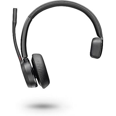 Plantronics Poly – schnurloses Voyager 4310 UC-Headset () – Ein-Ohr-Headset – USB-A-Bluetooth-Adapter – kompatibel mit Teams (zertifiziert), Zoom und mehr, Schwarz Plantronics Poly – schnurloses Voyager 4310 UC-Headset () – Ein-Ohr-Headset – USB-A-Bluetooth-Adapter – kompatibel mit Teams (zertifiziert), Zoom und mehr, Schwarz
