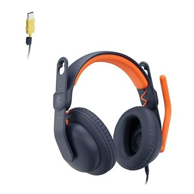 Logitech Zone Learn kabelgebundenes Headset mit Mikrofon für Schüler, Bequeme und verstellbare Passform für Kinder, USB-C, für Windows/macOS/iPadOS/Android/Mobilgeräte On-Ear, Blau Logitech Zone Learn kabelgebundenes Headset mit Mikrofon für Schüler, Bequeme und verstellbare Passform für Kinder, USB-C, für Windows/macOS/iPadOS/Android/Mobilgeräte On-Ear, Blau