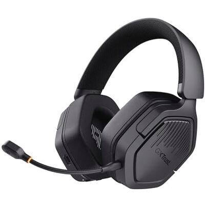 GXTrust Ravox Gaming Headset Wireless Bluetooth + 2.4 GHz, Schwarz Over-Ear, für PS5 PS4 Switch PC Xbox Mobile, 50mm Treiber, 70H Akkulaufzeit, Kopfhörer Kabellos mit Mikrofon GXTrust Ravox Gaming Headset Wireless Bluetooth + 2.4 GHz, Schwarz Over-Ear, für PS5 PS4 Switch PC Xbox Mobile, 50mm Treiber, 70H Akkulaufzeit, Kopfhörer Kabellos mit Mikrofon