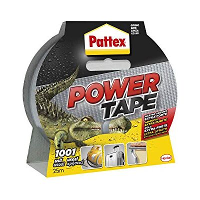 Pattex Power Tape Allzweck-Klebeband, 25 m, Grau Pattex Power Tape Allzweck-Klebeband, 25 m, Grau
