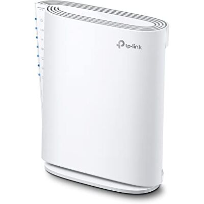 TP-Link RE900XD WiFi 6 WLAN Verstärker Repeater AX6000, 160-MHz-Kanal, 2,5-Gbit/s-Port + 2× Gigabit-Ports, 4×4 MU-MIMO, WPA 3, Der leistungsstärkste Wi-Fi 6 Repeater von TP-Link RE900XD WiFi 6 WLAN Verstärker Repeater AX6000, 160-MHz-Kanal, 2,5-Gbit/s-Port + 2× Gigabit-Ports, 4×4 MU-MIMO, WPA 3, Der leistungsstärkste Wi-Fi 6 Repeater von
