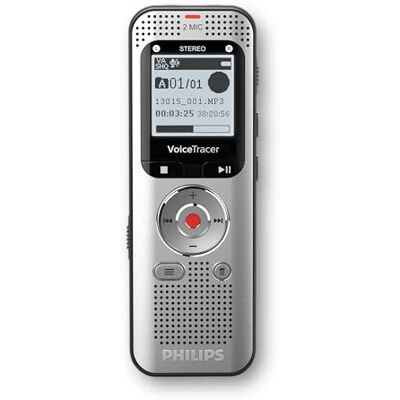 Philips DVT2015 VoiceTracer, Diktiergerät, Aufnahmegerät, MP3, HiFi Stereo, inkl. Sembly AI-Testlizenz: Transkription & KI-Zusammenfassungen Philips DVT2015 VoiceTracer, Diktiergerät, Aufnahmegerät, MP3, HiFi Stereo, inkl. Sembly AI-Testlizenz: Transkription & KI-Zusammenfassungen