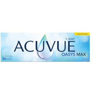 Acuvue OASYS MAX 1-Day MULTIFOCAL Tageskontaktlinsen – 30 Gleitsichtlinsen für den Nah-, Zwischen- und Fernbereich – Tageskontaktlinsen mit -3.50 dpt und BC 8.4 – UV Schutz & angenehmes Tragegefühl Acuvue OASYS MAX 1-Day MULTIFOCAL Tageskontaktlinsen – 30 Gleitsichtlinsen für den Nah-, Zwischen- und Fernbereich – Tageskontaktlinsen mit -3.50 dpt und BC 8.4 – UV Schutz & angenehmes Tragegefühl
