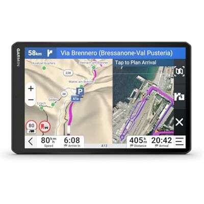 Garmin dēzl LGV820 MT-S smartes LKW-Navigationsgerät mit 8" (20,3cm) Farbdisplay, vorinstallierten EU Karten (34 Länder), Fahrzeugspezifische Routenführung, Wetterwarnungen, beliebte LKW Strecken Garmin dēzl LGV820 MT-S smartes LKW-Navigationsgerät mit 8" (20,3cm) Farbdisplay, vorinstallierten EU Karten (34 Länder), Fahrzeugspezifische Routenführung, Wetterwarnungen, beliebte LKW Strecken