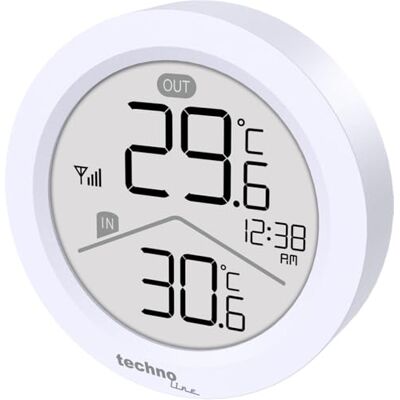 Technoline techno line WS 9168 Funkthermometer mit Außensensor Innen Außen Uhrzeit Innen- & Außentemperatur Funk-Außensensor MIN/MAX-Speicher bis 60 m Reichweite Uhrzeit °C/°F Technoline techno line WS 9168 Funkthermometer mit Außensensor Innen Außen Uhrzeit Innen- & Außentemperatur Funk-Außensensor MIN/MAX-Speicher bis 60 m Reichweite Uhrzeit °C/°F