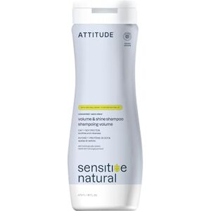ATTITUDE Volume and Shine Hair Shampoo for Sensitive Dry Scalp, EWG Verified, Soothing Oat, For Thin Hair, Naturally Derived Ingredients, Vegan and Plant-Based, Unscented, 473 mL ATTITUDE Volume and Shine Hair Shampoo for Sensitive Dry Scalp, EWG Verified, Soothing Oat, For Thin Hair, Naturally Derived Ingredients, Vegan and Plant-Based, Unscented, 473 mL
