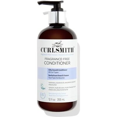 CURLSMITH Fragrance-Free Conditioner Feuchtigkeitsspendend & entwirrend für lockiges & welliges Haar, Dermatologisch getestet, Ideal Alle Lockentypen CURLSMITH Fragrance-Free Conditioner Feuchtigkeitsspendend & entwirrend für lockiges & welliges Haar, Dermatologisch getestet, Ideal Alle Lockentypen