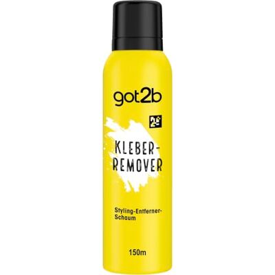 got2b Kleber-Remover Styling-Entferner-Schaum Hair Mousse (150 ml) Entfernt Styling-Rückstände aus dem Haar ohne Waschen, Haarschaum für sofortiges Re-Styling, sanft zur Kopfhaut got2b Kleber-Remover Styling-Entferner-Schaum Hair Mousse (150 ml) Entfernt Styling-Rückstände aus dem Haar ohne Waschen, Haarschaum für sofortiges Re-Styling, sanft zur Kopfhaut