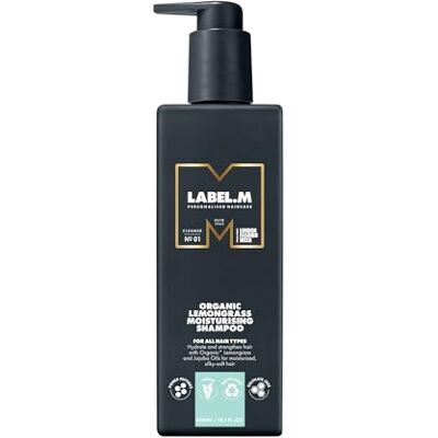 label.m Organic Lemongrass Moisturising Shampoo 300ml label.m Organic Lemongrass Moisturising Shampoo 300ml