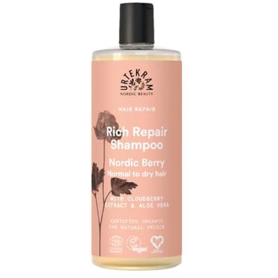 Urtekram Nordic Berry Shampoo – Feuchtigkeitsspendend & Reparierend mit Aloe Vera, Chiasamen & Moltebeere – Pflege für Normales bis Trockenes Haar – Vegan & Natürlich – 500 ml Urtekram Nordic Berry Shampoo – Feuchtigkeitsspendend & Reparierend mit Aloe Vera, Chiasamen & Moltebeere – Pflege für Normales bis Trockenes Haar – Vegan & Natürlich – 500 ml