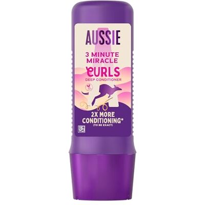 Aussie Definierte Lockenspülung, 3 mm, für gewelltes Haar, vegan, 250 ml Feuchtigkeitsspendende Behandlung, angereichert mit Jojoba-, Kokos- und Macadamia-Ölen, CrueltyFree Aussie Definierte Lockenspülung, 3 mm, für gewelltes Haar, vegan, 250 ml Feuchtigkeitsspendende Behandlung, angereichert mit Jojoba-, Kokos- und Macadamia-Ölen, CrueltyFree