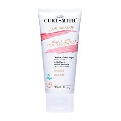 CURLSMITH Hair Makeup in Rose Gold Temporäre Haarfarbe für Locken, Stylendes Lockengel mit Farbe, Alle Lockentypen, Vegan, 89 ml CURLSMITH Hair Makeup in Rose Gold Temporäre Haarfarbe für Locken, Stylendes Lockengel mit Farbe, Alle Lockentypen, Vegan, 89 ml