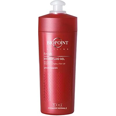 BIOPOINT Styling Hydrofluid Haargel mit normaler Befestigung, ohne Rückstände, feuchtigkeitsspendende und schützende Wirkung, gibt Definition und Helligkeit, 200 ml BIOPOINT Styling Hydrofluid Haargel mit normaler Befestigung, ohne Rückstände, feuchtigkeitsspendende und schützende Wirkung, gibt Definition und Helligkeit, 200 ml