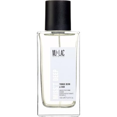 Mulac MISS'T DEEP Restrukturierende Haaressenz, Haarparfum mit Bergamotte- und Safran-Duft, Schutz- und Restrukturierungswirkung, 100ml Mulac MISS'T DEEP Restrukturierende Haaressenz, Haarparfum mit Bergamotte- und Safran-Duft, Schutz- und Restrukturierungswirkung, 100ml