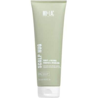 Mulac Scalp Hug Mildes ausgleichendes und klärendes Shampoo 250 ml Reinigt, ohne die Längen auszutrocknen, klärt die Kopfhaut und bringt sie wieder ins Gleichgewicht, vegane Formel, 250 ml Mulac Scalp Hug Mildes ausgleichendes und klärendes Shampoo 250 ml Reinigt, ohne die Längen auszutrocknen, klärt die Kopfhaut und bringt sie wieder ins Gleichgewicht, vegane Formel, 250 ml