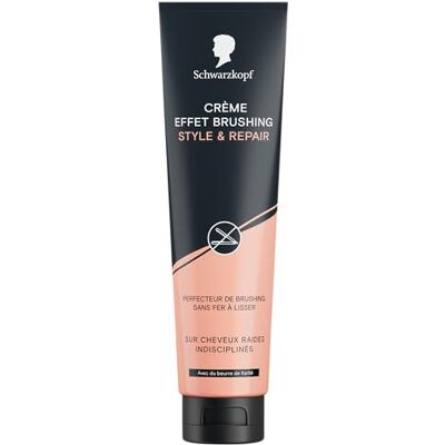 Schwarzkopf Style & Repair Creme, 150 ml, Brushing-Effekt, Schutz, Pflege Styling-Creme, Style & Repair, Sheabutter, vegan, ohne Silikon, Brushing-Effekt, glattes Haar, Stylingpflege, Geschmeidigkeit Schwarzkopf Style & Repair Creme, 150 ml, Brushing-Effekt, Schutz, Pflege Styling-Creme, Style & Repair, Sheabutter, vegan, ohne Silikon, Brushing-Effekt, glattes Haar, Stylingpflege, Geschmeidigkeit