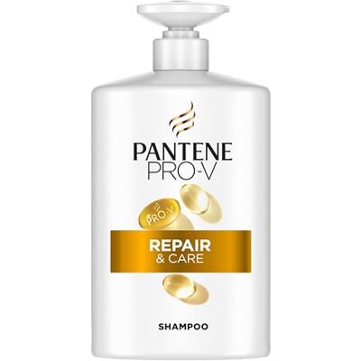 Pantene Pro-V Repair & Care Shampoo 1000 ml Pumpspender Schwaches, trockenes, geschädigtes Haar, sanfte Reinigung, schützt die Haarstruktur, ohne Silikone, Mineralöle und Farbstoffe Pantene Pro-V Repair & Care Shampoo 1000 ml Pumpspender Schwaches, trockenes, geschädigtes Haar, sanfte Reinigung, schützt die Haarstruktur, ohne Silikone, Mineralöle und Farbstoffe