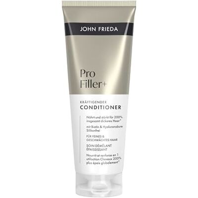 John Frieda PROfiller+ Conditioner – Inhalt: 250ml – Haartyp: feines & geschwächtes Haar – Geeignet für farbbehandeltes Haar John Frieda PROfiller+ Conditioner – Inhalt: 250ml – Haartyp: feines & geschwächtes Haar – Geeignet für farbbehandeltes Haar
