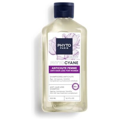 Phyto Paris cyane Intensive+,Anti-Haarausfall-Shampoo für Frauen 500ml Wirkt auf die Kopfhaut, Regt das Haarwachstum an und Bremst den Haarausfall, für mehr Dichte Phyto Paris cyane Intensive+,Anti-Haarausfall-Shampoo für Frauen 500ml Wirkt auf die Kopfhaut, Regt das Haarwachstum an und Bremst den Haarausfall, für mehr Dichte
