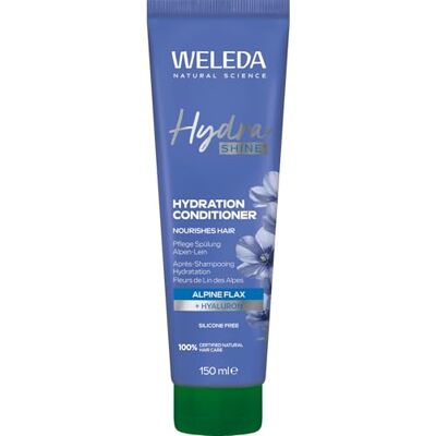 WELEDA Bio Hydra Shine Pflege Spülung mit Hyaluronsäure & Alpen-Lein Naturkosmetik Haarpflege Conditioner (1x 150ml) WELEDA Bio Hydra Shine Pflege Spülung mit Hyaluronsäure & Alpen-Lein Naturkosmetik Haarpflege Conditioner (1x 150ml)