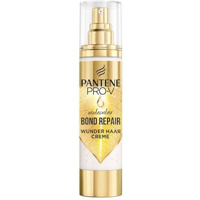 Pantene Pro-V Molecular Bond Repair Leave In Wunder Haarcreme 90ml Haarpflege und Haarkur mit Pro-V Konzentrierter Formel für Alle Geschädigten Haartypen, Repariert Spliss Pantene Pro-V Molecular Bond Repair Leave In Wunder Haarcreme 90ml Haarpflege und Haarkur mit Pro-V Konzentrierter Formel für Alle Geschädigten Haartypen, Repariert Spliss
