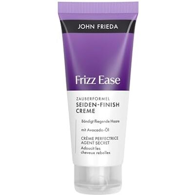 John Frieda Frizz Ease Zauberformel Seiden-Finish Creme – Inhalt: 100 ml – Haartyp: für widerspenstiges, sprödes, trockenes, statisch geladenes und frizzy Haar – Geeignet für farbbehandeltes Haar John Frieda Frizz Ease Zauberformel Seiden-Finish Creme – Inhalt: 100 ml – Haartyp: für widerspenstiges, sprödes, trockenes, statisch geladenes und frizzy Haar – Geeignet für farbbehandeltes Haar