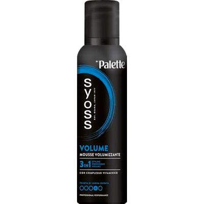Syoss Volumen-Mousse Palette 250 ml, 3-in-1-Schaum für lockiges Haar, schützt und repariert, schäumt lockiges Haar mit Vitaminkomplex, geeignet für die "Curly Hair Methode"* Syoss Volumen-Mousse Palette 250 ml, 3-in-1-Schaum für lockiges Haar, schützt und repariert, schäumt lockiges Haar mit Vitaminkomplex, geeignet für die "Curly Hair Methode"*