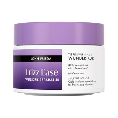 John Frieda Frizz Ease Wunder-Reparatur Tiefenwirksame Wunder-Kur – Inhalt: 250 ml – Haartyp: widerspenstiges, geschädigtes Haar John Frieda Frizz Ease Wunder-Reparatur Tiefenwirksame Wunder-Kur – Inhalt: 250 ml – Haartyp: widerspenstiges, geschädigtes Haar