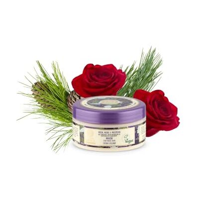 Natura Siberica Super Siberica Kedr, Rose & Proteins Haarmaske für geschwächtes Haar 300 ml – Zedernhydrolat, Hyaluronsäure, Provitamin B5 – Feuchtigkeit, Reparatur, Glanz & Volumen Natura Siberica Super Siberica Kedr, Rose & Proteins Haarmaske für geschwächtes Haar 300 ml – Zedernhydrolat, Hyaluronsäure, Provitamin B5 – Feuchtigkeit, Reparatur, Glanz & Volumen