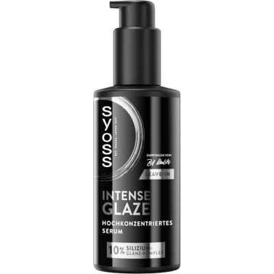 Syoss Intense Glaze hochkonzentriertes Serum (100 ml), Leave-in Haarpflege Pflegendes Haarserum mit 10 % Silizium Glanz-Komplex, Leave-in Conditioner versiegelt das Haar für ein intensiven Glanz Syoss Intense Glaze hochkonzentriertes Serum (100 ml), Leave-in Haarpflege Pflegendes Haarserum mit 10 % Silizium Glanz-Komplex, Leave-in Conditioner versiegelt das Haar für ein intensiven Glanz