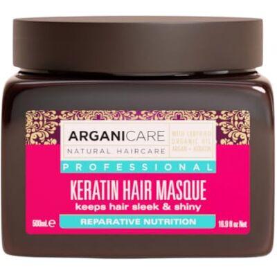 Arganicare Keratin Haarserum Glattes Finish & Glanz Pflege für beanspruchtes Haar Alle Haartypen 100 ml Arganicare Keratin Haarserum Glattes Finish & Glanz Pflege für beanspruchtes Haar Alle Haartypen 100 ml