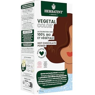 Herbatint Végétal Color Bio Hot Chocolate Power, 100 g Herbatint Végétal Color Bio Hot Chocolate Power, 100 g