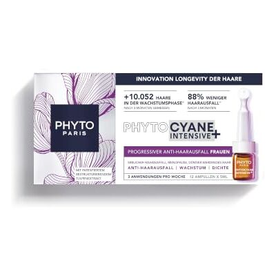 Phyto Paris cyane Intensive+, Behandlung gegen progessiven Haarausfall Frauen Phyto Paris cyane Intensive+, Behandlung gegen progessiven Haarausfall Frauen