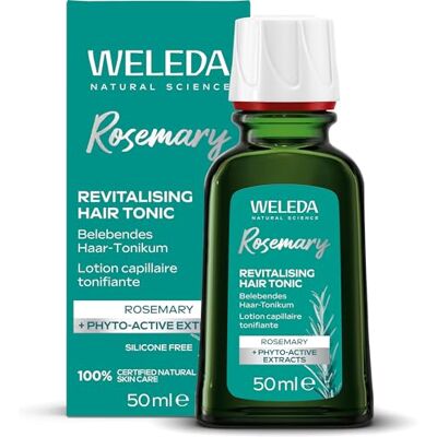 WELEDA Bio Rosmarin Haartonikum 50ml Naturkosmetik Travel Size Haarwasser Tonikum mit Rosmarinöl hilft bei dünner werdendem Haar Natürliche Haarpflege kräftigt & bewahrt gesunde Kopfhaut, vegan WELEDA Bio Rosmarin Haartonikum 50ml Naturkosmetik Travel Size Haarwasser Tonikum mit Rosmarinöl hilft bei dünner werdendem Haar Natürliche Haarpflege kräftigt & bewahrt gesunde Kopfhaut, vegan