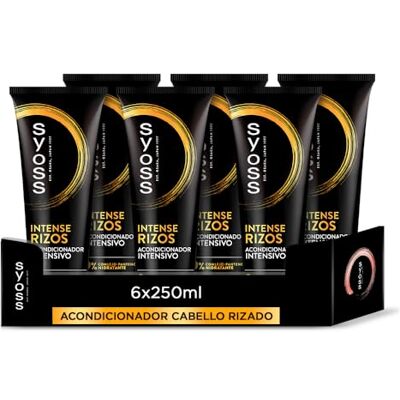 Syoss Intense Locken Conditioner, 250 ml, 6 Stück, Feuchtigkeit und Definition für lockiges Haar, Kontrolle von Kräuseln Syoss Intense Locken Conditioner, 250 ml, 6 Stück, Feuchtigkeit und Definition für lockiges Haar, Kontrolle von Kräuseln