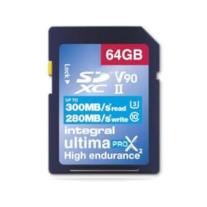 Integral UltimaPro X2 64GB UHS-II V90 memóriakártya - Memóriakártya Integral UltimaPro X2 64GB UHS-II V90 memóriakártya - Memóriakártya