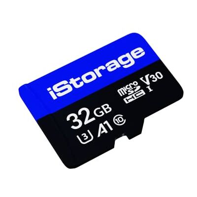 iStorage microSD Card 32GB, Encrypt Data stored on microSD Cards Using datAshur SD USB Flash Drive, Compatible with datAshur SD Drives only iStorage microSD Card 32GB, Encrypt Data stored on microSD Cards Using datAshur SD USB Flash Drive, Compatible with datAshur SD Drives only