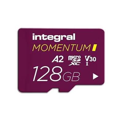 Integral Momentum 512 GB MicroSD - UHS-I U3 V30 Integral Momentum 512 GB MicroSD - UHS-I U3 V30