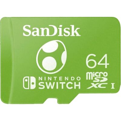 Sandisk 64GB microSDXC-kártya - Nintendo által jóváhagyott termék, dupla csomag Sandisk 64GB microSDXC-kártya - Nintendo által jóváhagyott termék, dupla csomag