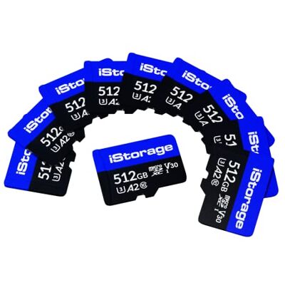 iStorage 10 Pack microSD-Karte 512GB Verschlüsseln Sie die auf microSD-Karten gespeicherten Daten mit dem datAshur SD USB-Flash-Laufwerk Nur mit datAshur SD-Laufwerken kompatibel iStorage 10 Pack microSD-Karte 512GB Verschlüsseln Sie die auf microSD-Karten gespeicherten Daten mit dem datAshur SD USB-Flash-Laufwerk Nur mit datAshur SD-Laufwerken kompatibel