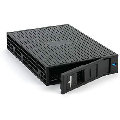 Fantec 2514 MR-25 SAS I,II + SATA I,II,III Wechselrahmen für eine 2,5" HDD oder SSD in einem 3,5" Einschub. schwarzes Kunststoffgehäuse Fantec 2514 MR-25 SAS I,II + SATA I,II,III Wechselrahmen für eine 2,5" HDD oder SSD in einem 3,5" Einschub. schwarzes Kunststoffgehäuse