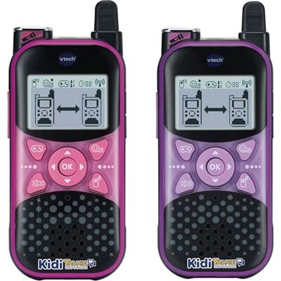 VTech KidiTalkie Explorer Walkie-Talkie für Kinder, Rosa VTech KidiTalkie Explorer Walkie-Talkie für Kinder, Rosa