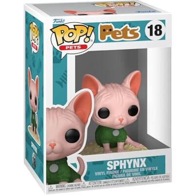 Funko POP Pets: Sphinx Cat Offizieller Fanartikel und Merch Vinyl Sammelfigur als Regal Deko Geschenkidee zum Geburtstag für Fans und Sammler Funko POP Pets: Sphinx Cat Offizieller Fanartikel und Merch Vinyl Sammelfigur als Regal Deko Geschenkidee zum Geburtstag für Fans und Sammler