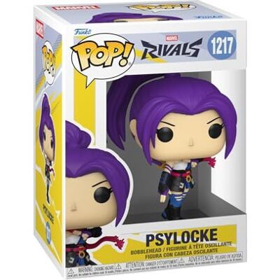 Funko POP! Games: Marvel Rivals Psylocke Offizieller Fanartikel und Merch Vinyl Sammelfigur als Regal Deko Geschenkidee zum Geburtstag für Fans und Sammler Funko POP! Games: Marvel Rivals Psylocke Offizieller Fanartikel und Merch Vinyl Sammelfigur als Regal Deko Geschenkidee zum Geburtstag für Fans und Sammler