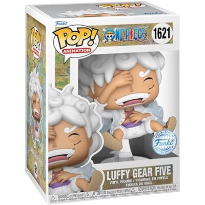 POP Funko Animation: One Piece Gear 5 Luffy Offizielles Anime Merch Vinyl Sammelfigur als Regal Deko Geschenkidee zum Geburtstag für Fans und Sammler POP Funko Animation: One Piece Gear 5 Luffy Offizielles Anime Merch Vinyl Sammelfigur als Regal Deko Geschenkidee zum Geburtstag für Fans und Sammler