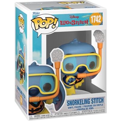 Funko POP! Disney: Lilo & Stitch Snorkeling Stitch Offizieller Fanartikel und Merch Vinyl Sammelfigur als Regal Deko Geschenkidee zum Geburtstag für Fans und Sammler Funko POP! Disney: Lilo & Stitch Snorkeling Stitch Offizieller Fanartikel und Merch Vinyl Sammelfigur als Regal Deko Geschenkidee zum Geburtstag für Fans und Sammler
